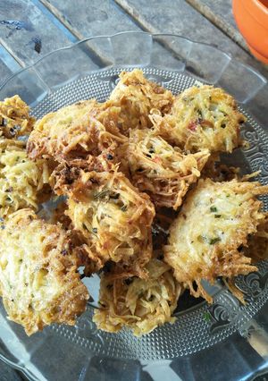 Foto resep Bakwan keladi mendadak