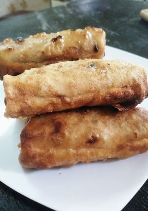 Una foto de Rollitos primavera