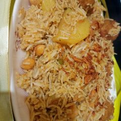 A picture of Kofta chana Pulao.