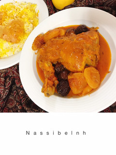 عکسی از دستور خورشت آلو قیصی لاهیجان (شیرین خوروش)