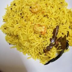 A picture of Prawn pillao#endofyearchallenge.