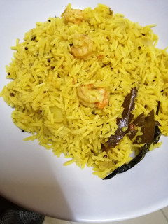 A picture of Prawn pillao#endofyearchallenge.