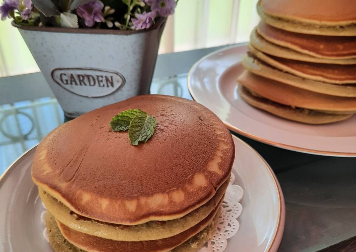 Resep Dorayaki Matcha 🥞 Anti Gagal
