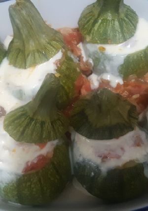 Una foto de Calabacitas rellenas