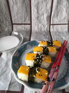 Foto resep Mango sticky rice ala sushi