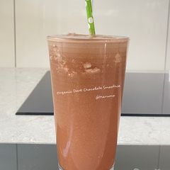 Organic Dark Chocolate Smoothie A picture of Organic Dark Chocolate Smoothie.