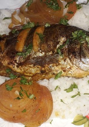صورة لوصفة سمك الدوراد في الفرن 🐟🐟