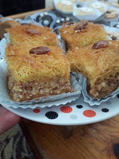 صورة لوصفة بقلاوة بالقطايف
