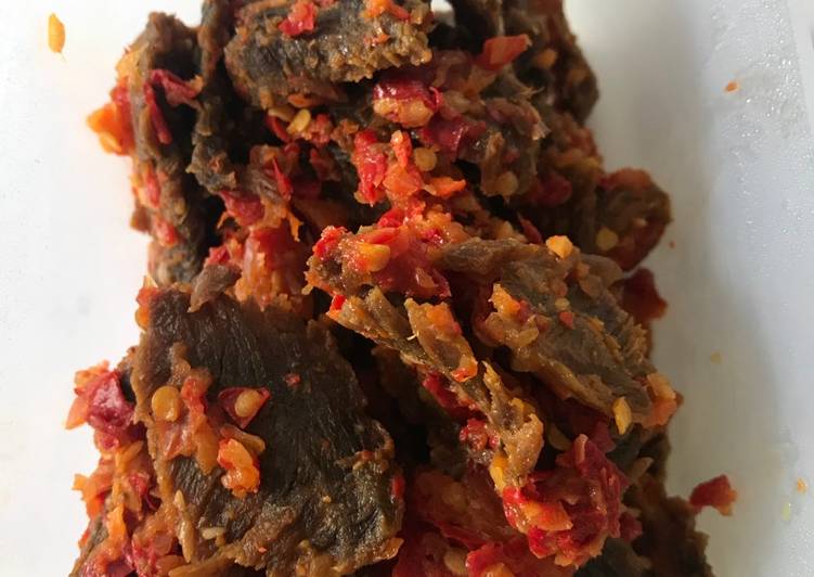 Dengdeng sambalado.