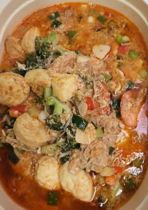 Foto resep 46. Tahu Udang Saos Padang