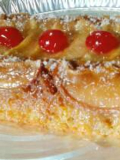 Una foto de Torta invertida de manzana🍎