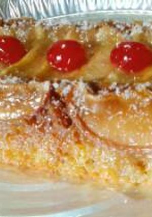 Una foto de Torta invertida de manzana🍎