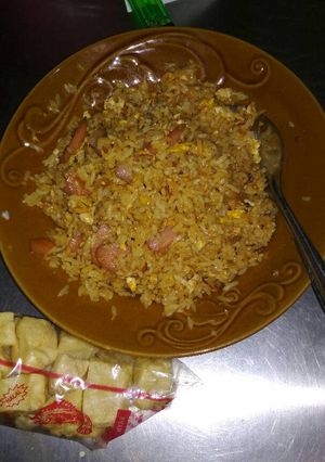 Foto resep Nasi goreng sosis