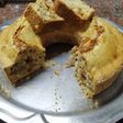 Torta de banana y avena