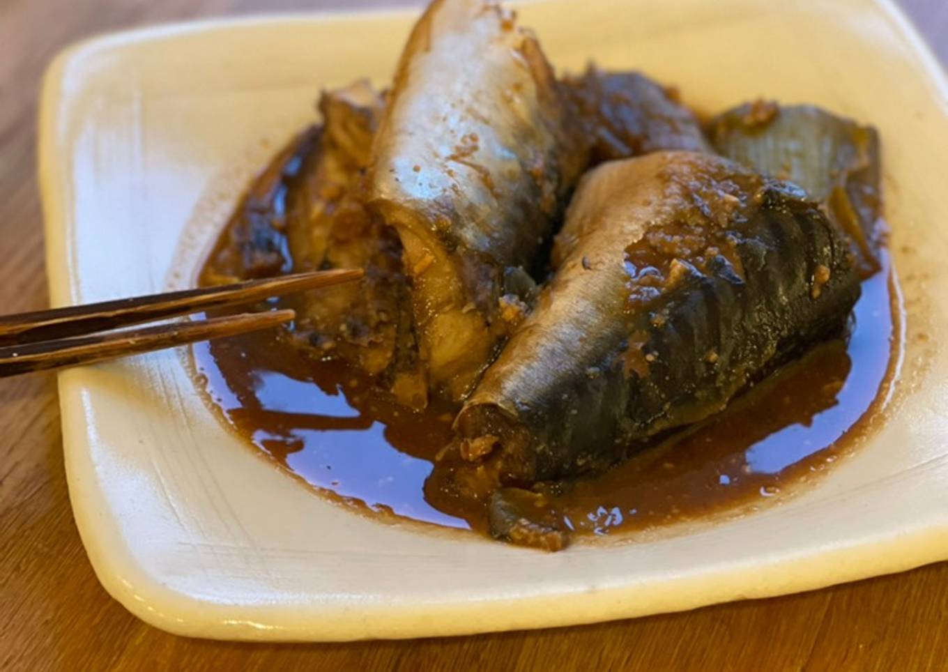 🐟 Miso poached Mackerel - Japanese - pressure cooker
