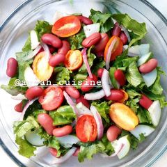 A picture of Red beans salad.