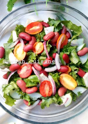 A picture of Red beans salad.
