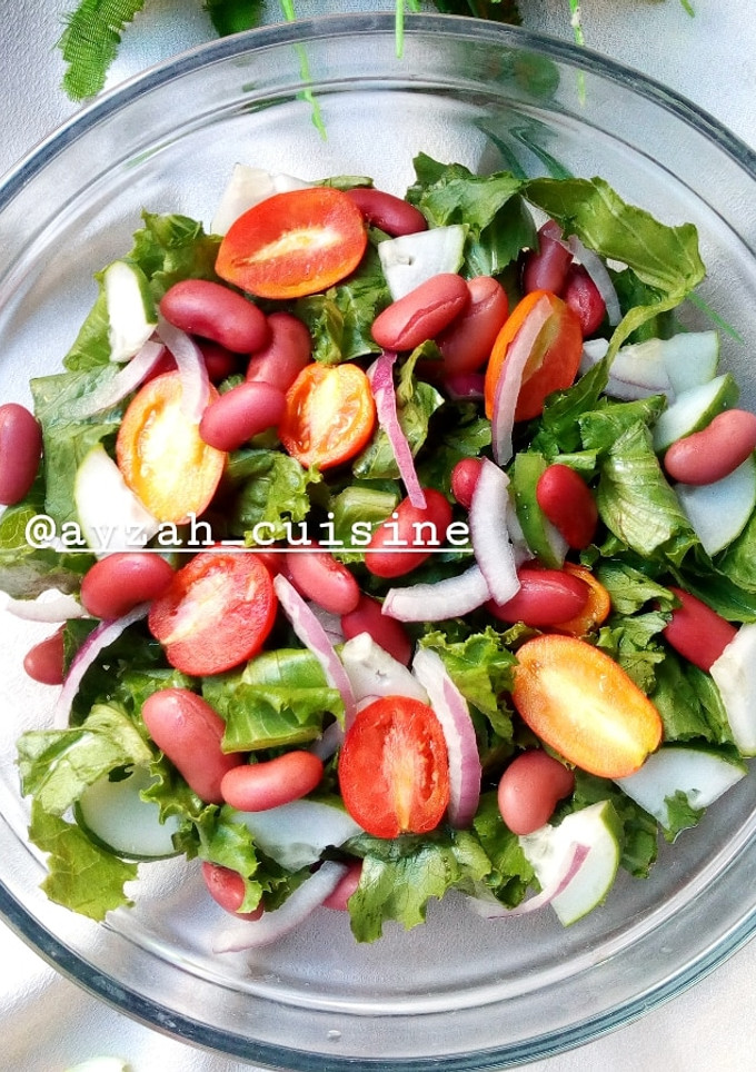A picture of Red beans salad.