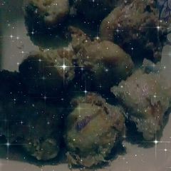A picture of Yam balls.