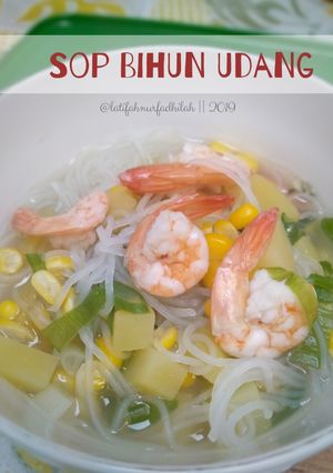 Foto resep Sop Bihun Udang