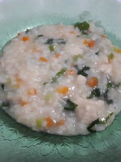 Foto resep Bubur ayam sayur sehat