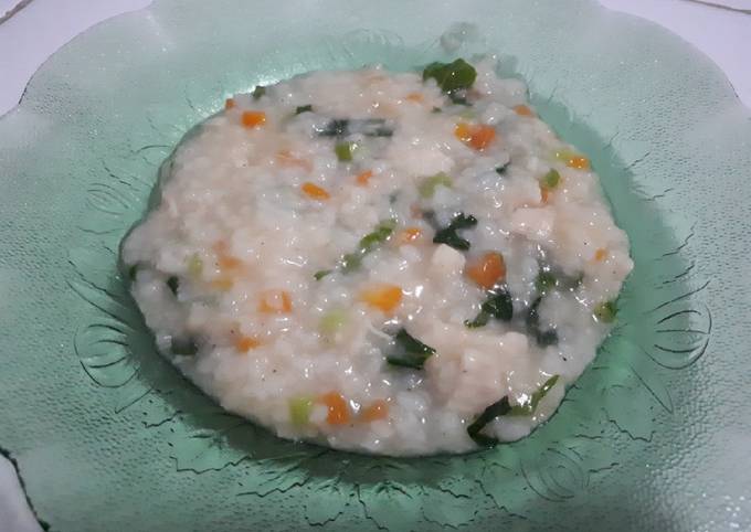 Resep Bubur Ayam Sayur Sehat Oleh Mela Cookpad