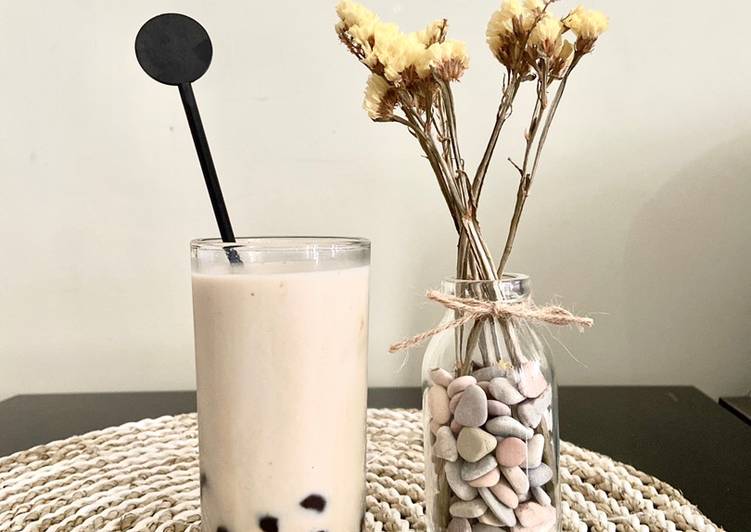 Resep Fresh Milk Boba, Bikin Ngiler