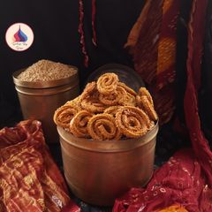 A picture of Jowar Chakri.