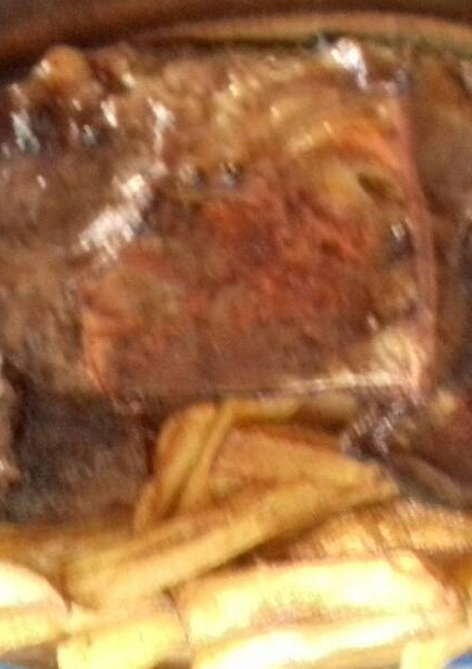 Una foto de Entraña de ternera con patatas fritas