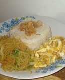 Nasi uduk rice cooker simpel wangi