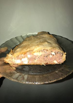 Una foto de Tarta de atún y jamón!🐟