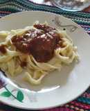 Fideos casero
