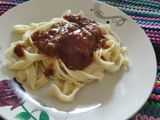 Fideos casero