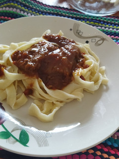 Una foto de Fideos casero