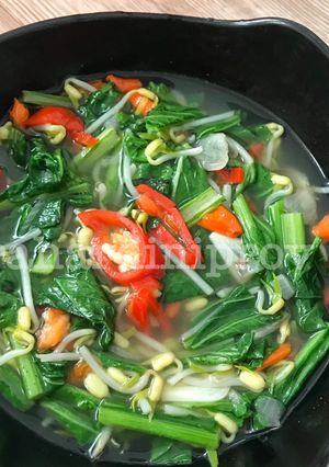 Foto resep Tumis Sawi Hijau Taoge