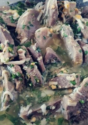 Una foto de Lengua a la vinagreta. (Receta de mi abuela) 👌❤️