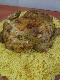 صورة لوصفة دجاج محشي بنكهة الاعشاب