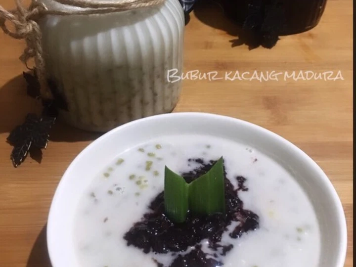 Langkah Mudah untuk Menyiapkan Resep Bubur kacang ijo dan ketan item madura yang Lezat Anti Ribet, Mantap Sekali