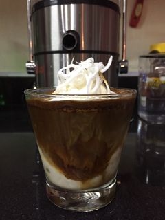 Hình của món Cafe cốt dừa.