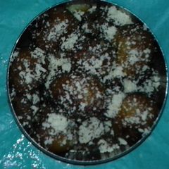 A picture of Potato gulab jamun.