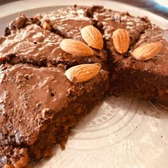 A picture of Choco Almond Cake.