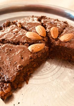A picture of Choco Almond Cake.