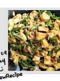 3. Tumis tahu kajang (kacang panjang)