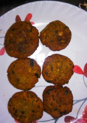 A picture of Hara Bhara Methi Kabab With Soaked Gram Dal -Kabab Recipes.
