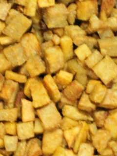 A picture of Elephant yam fry - Suran fry - Senai kilangu varuval.