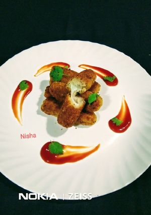 पोटैटो चीज़ फिंगर (potato cheese finger recipe in Hindi) रेसिपी मुख्य फोटो