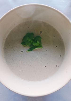 Una foto de Crema de champiñones keto 😋🍄