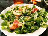 Ensalada de champiñones crudos
