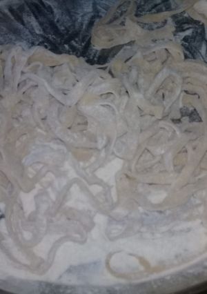Una foto de Pastas caseras(fideos cinta)!!!!