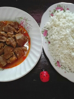 عکسی از دستور چلو گوشت خانگی